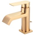 Olympia Single Handle Bathroom Faucet in PVD Brushed Gold L-6092-BG
